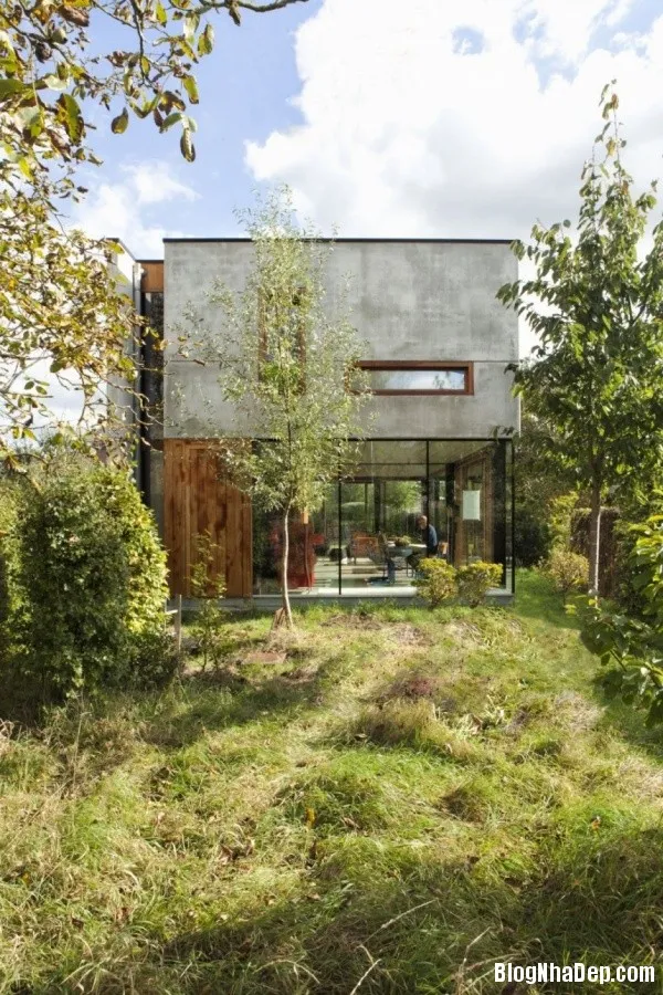 Ngôi nhà hiện đại tọa lạc giữa vùng quê yên bình tại Wijgmaal, Bỉ