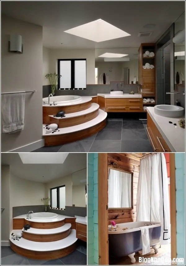 Những bồn tắm đẹp đem lại cảm giác tuyệt vời như ở spa
