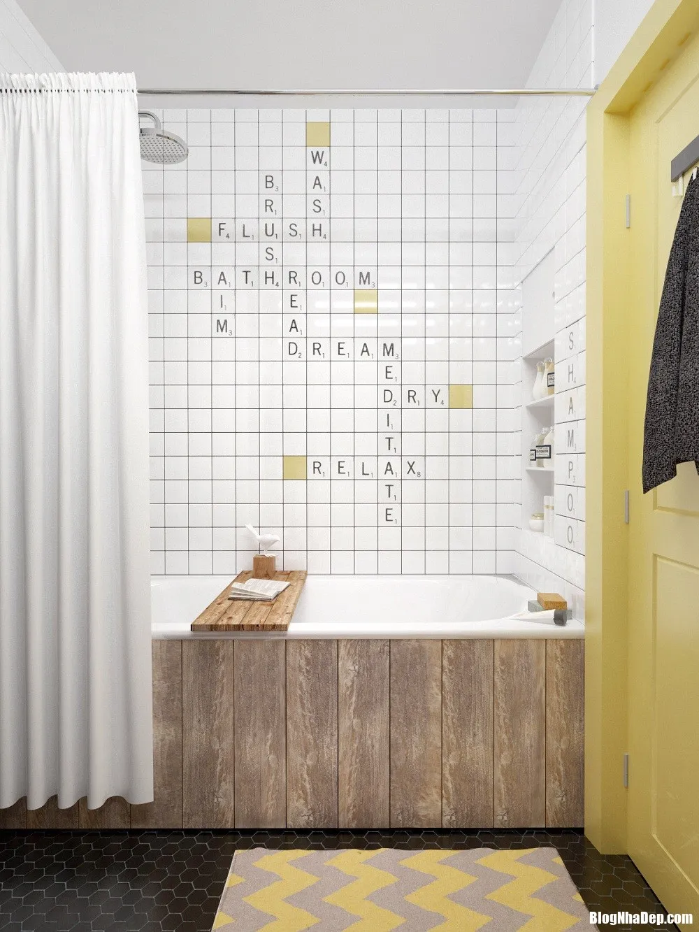 Những mẫu nhà tắm sử dụng chất liệu gỗ tái chế đẹp tinh tế và hút hồn